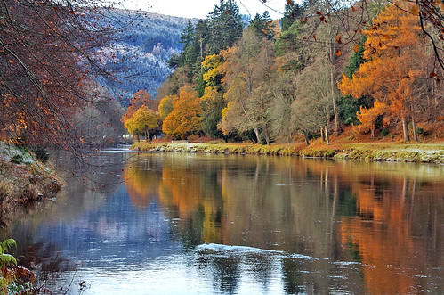 ericrobbniven scotland autumn dunkeld river tay