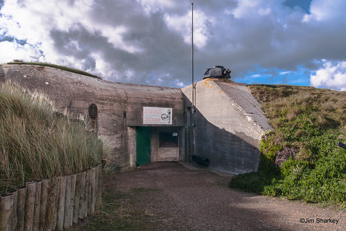 a bunker on Hitlers Atlantic wall on Jersey
