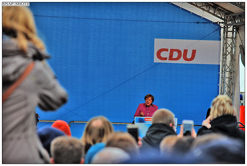 Bundeskanzlerin Dr. Angela Merkel in Eckernförde