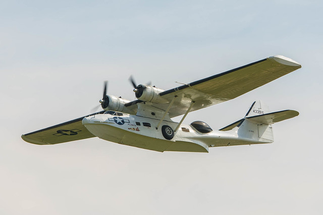 Flight 2, Consolidated PBY5A Catalina,  43-3915, Shuttleworth Airshow