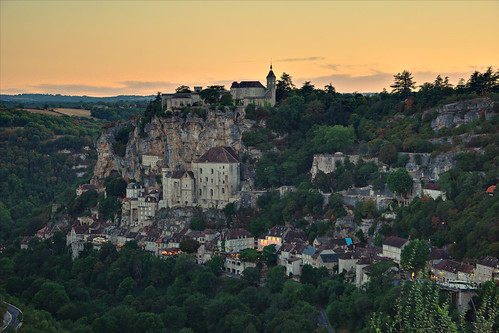 rocamadour francia france 2016 abadia virgennegra atardecer panoramica