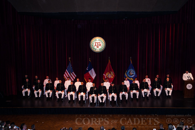 Texas A&M Naval ROTC Commissioning Ceremony 2017