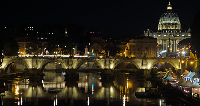 St. Peter's Basilica from Bridge