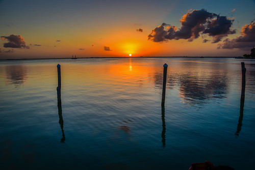 Sunset on the Lagoon at La Isla Shopping Village - Cancun Mexico by mbell1975, Sunset on the Lagoon at La Isla Shopping Village - Cancun Mexicocancún quintanaroo mexico mx sunset 