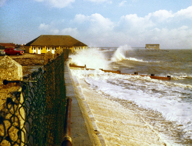 Rough Sea at Selsey, England, UK