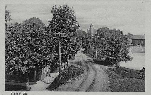 1910s churches stirling jamesstreet millpond outdoor postcard