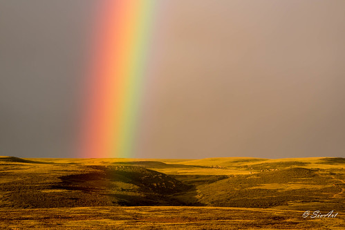 landscape rainbow wyoming laramie