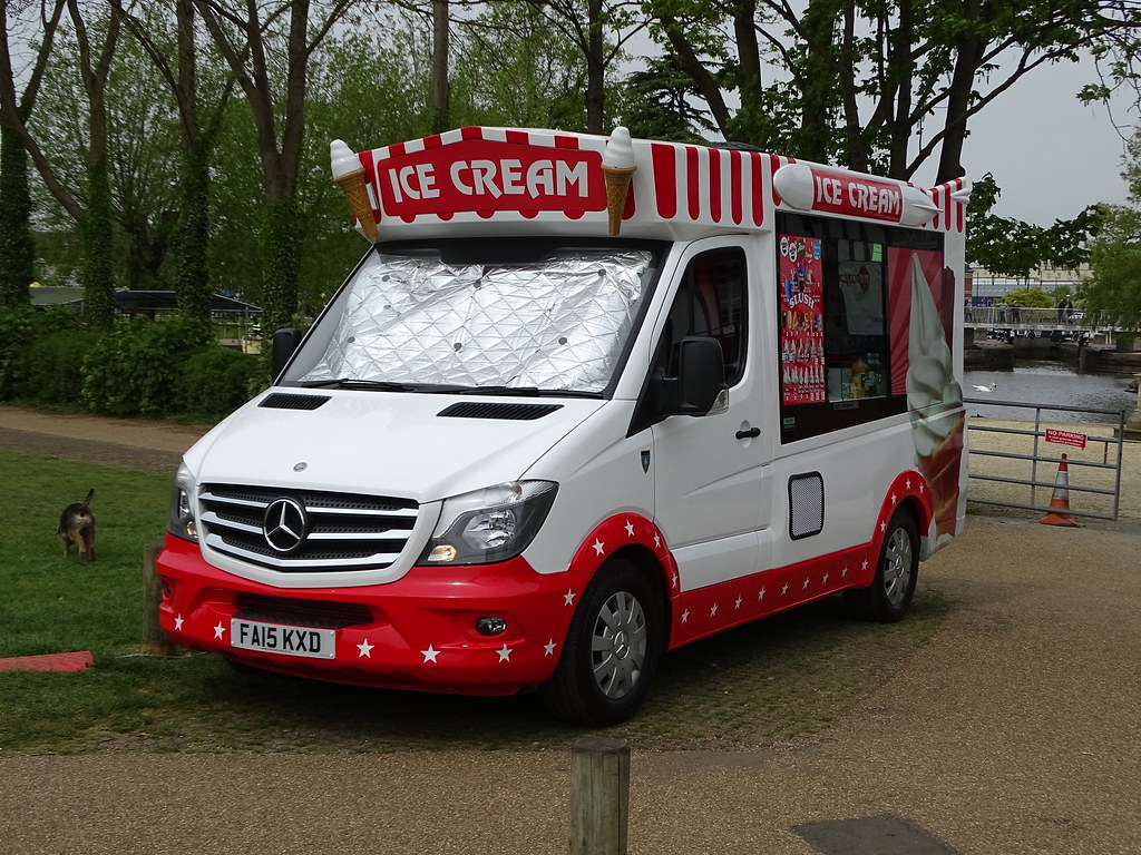 mercedes ice cream van