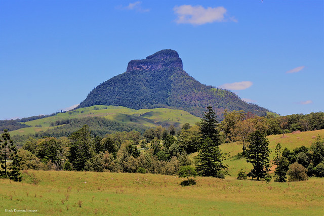 Mount Lindesay, viewed from Queensland just North of NSW Border