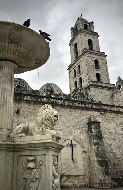 San Francisco church with fountain, Havana