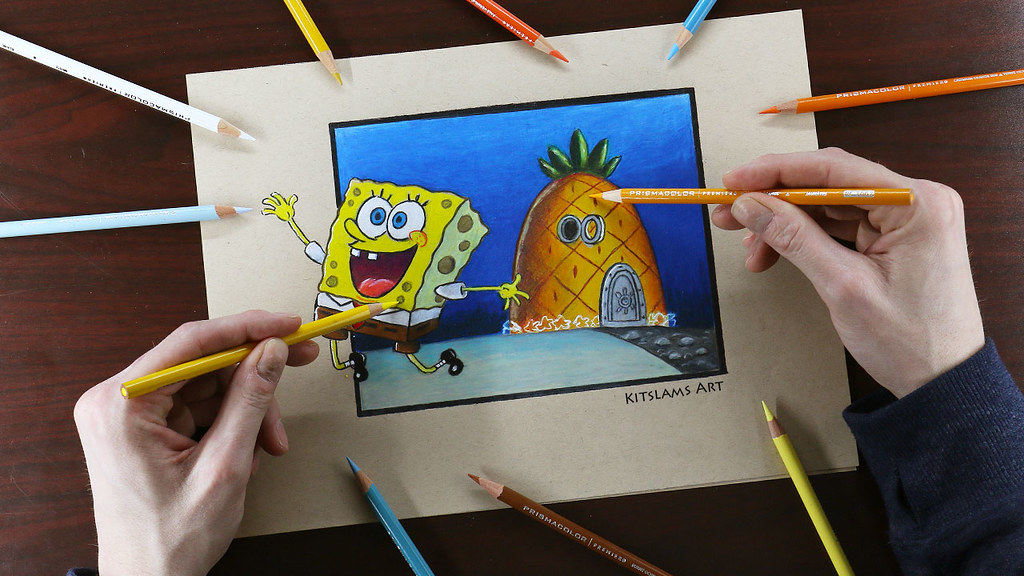 Spongebob Squarepants Drawing Pencil Color Drawing Of Spon Flickr