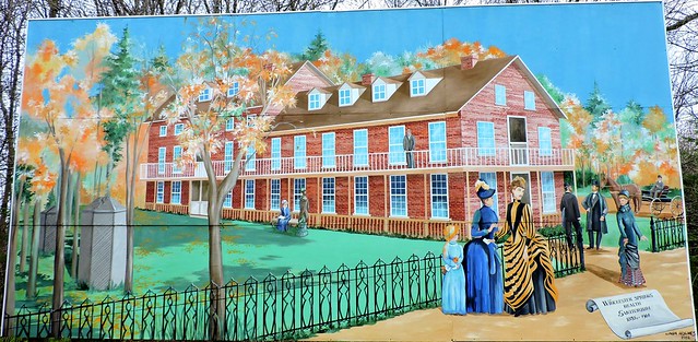 Winchester Springs Health Spa mural