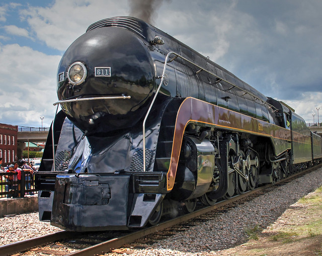 Norfolk Southern Steam Locomotive J611-Historic Olde Town Petersburg VA 04231