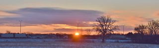 Winter sunrise - Illinois