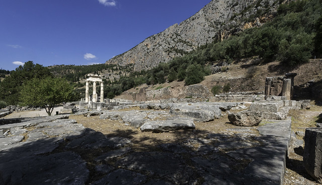 Delphi, The Sanctuary of Athena Pronaia – The Old Temple