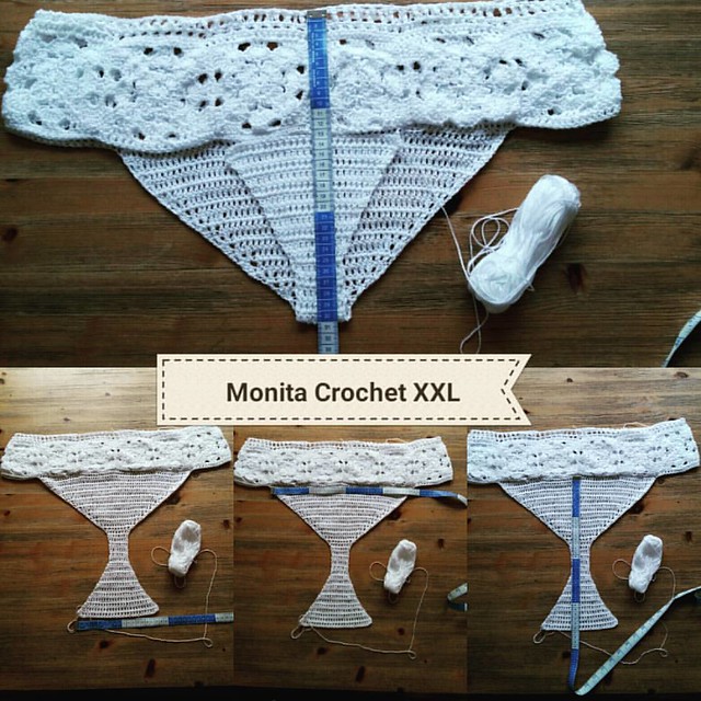 Custom made crochet BeachWear👙 Also in size XXL!   Next step will be the top. 🗻🗻  Enjoy the bikini promo group: www.facebook.com/groups/bikinipromo