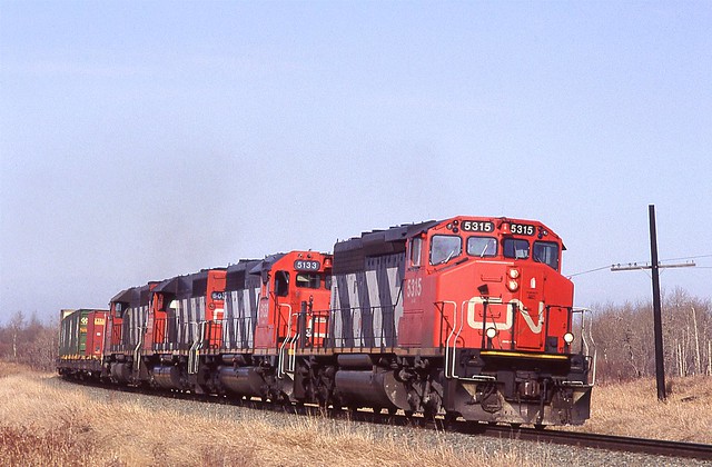 1993 04 15   1  CN X5315E, 5133, -, -, Bremnar, Edmonton AB (Custom)