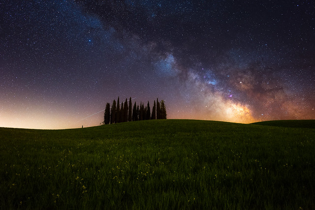 Val D'orcia - Milky way