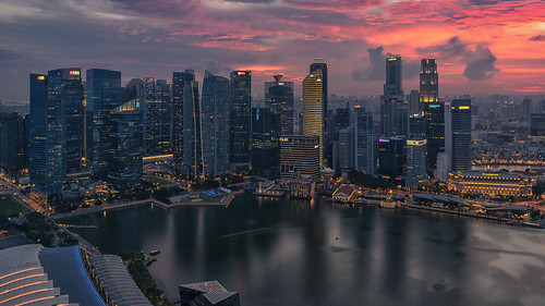 skyporn skypark wow sunset lights outdoor architecture marinabaysands singapore cityscape panorama skyline cloude seaside singapur sg