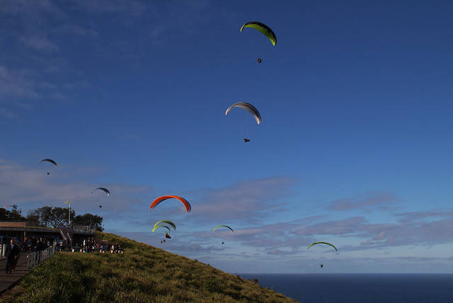 Para gliders, Bald Hill, Stanwell Tops