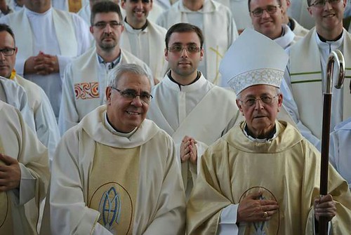 Mons. Javier Martínez, Arzobispo de Granada, con el Cardenal Mons. Ricardo Blázquez