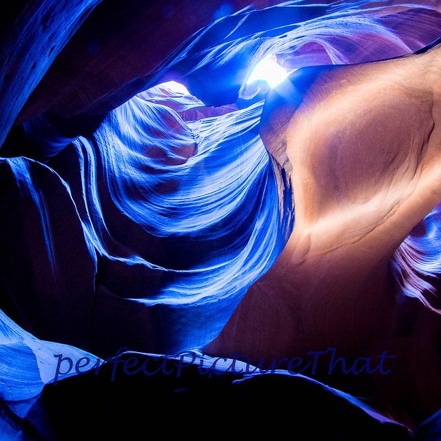 Antelope Canyon, blue; #GodsWork #theMastersHands #carvedByWater #onlyTheCreator #antelopeCanyon #colodoradoRiver #pictureItPerrfectly #perfectPictureThat