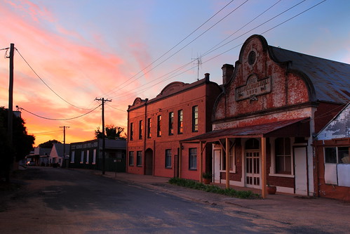 grenfell abandoned australia architecture building community clouds derelict disused decaying deserted decay dusk empty evening goldrush history heritage hall hotel longexposure newsouthwales old oddfellows rural rustic rusty smalltown sunset streetscape town