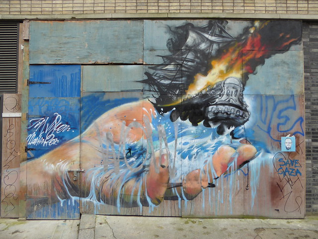 Jim Vision + Martin Ron graffiti, Shoreditch