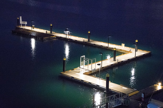 dock at night