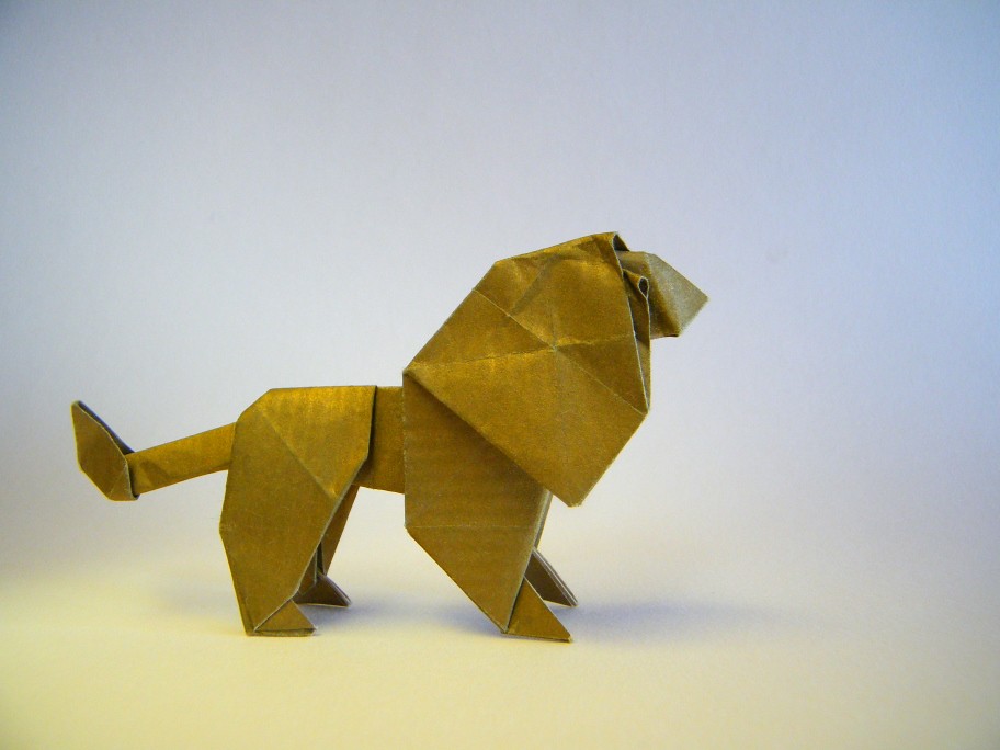 Lion - Kunihiko Kasahara | Folded from a long rectangle of t… | Flickr