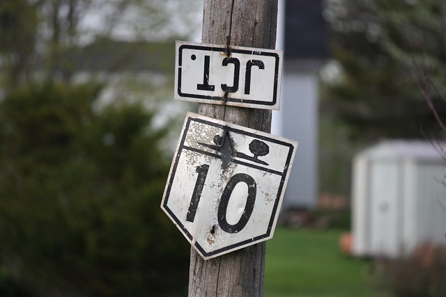 Old Route 10 Sign