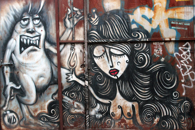 The devil and the girl in Athen (by Sonke)