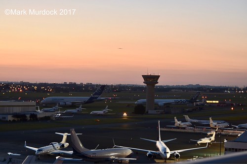 Le Bourget sunset by mmaviation, Sunset at Paris Le Bourget, pre Air Salon 2017salon airshow paris lebourget lfpb lbg nikon nikondslr