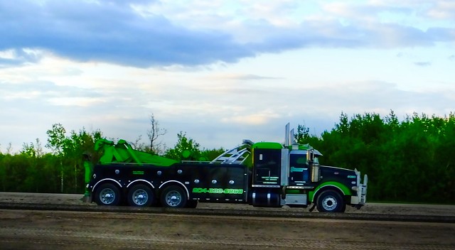 Champion Towing on The Trans Canada Highway in Eastern Manitoba