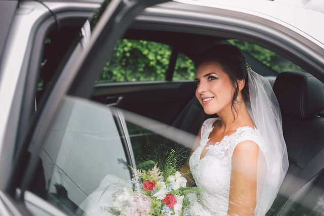 Ana - In the bridal car