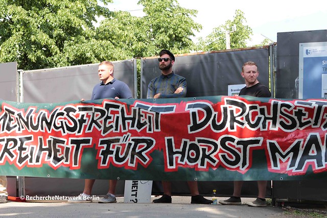 28.05.2017 Berlin: Neonazistische Soli-Kundgebung für Horst Mahler