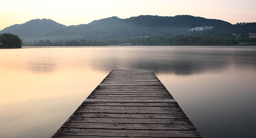 Revine Lago by Lt_Dan, revine lago veneto long exposure alba canon 600d sunset