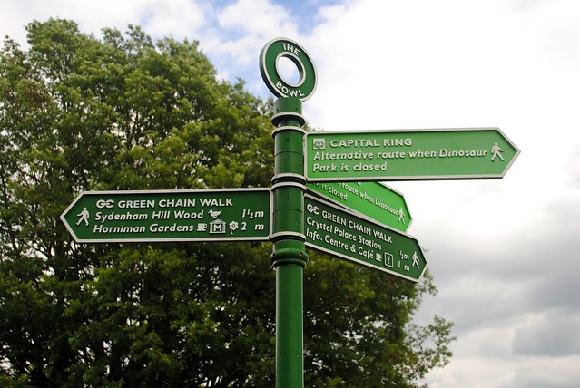 The Bowl signpost