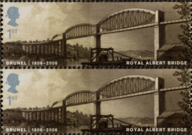 Royal Albert Bridge Stamp, UK