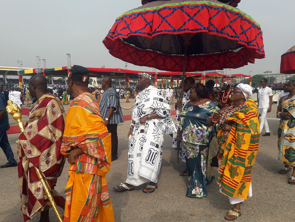 GHANA-POLITICS/PRESIDENT | A traditional ruler is seen on ar… | Flickr