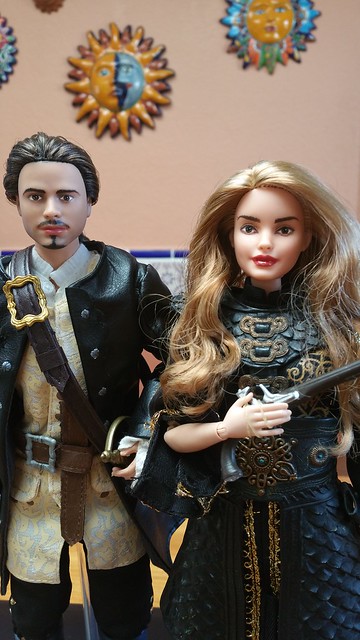Ooak Pirates of the Caribbean Will Turner and Elizabeth Swann (more pictures coming soon)
