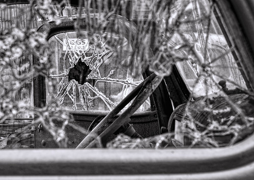 6d abandoned automobile bigthicket canon ef2470f28l eos summer texas topazlabs vintage weathered antique beautiful historic blackandwhite bw monochrome brokenglass decay rust rusty bokeh dof depthoffield