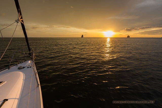 Sunset at yacht    XOKA7891S