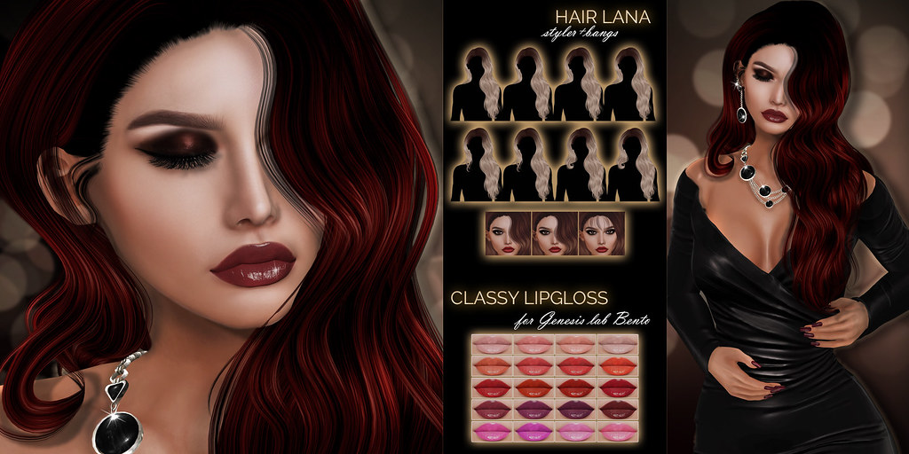Hair Lana(+styler)&Classy lipgloss @Vintage Fair