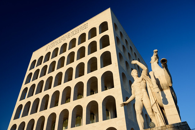 Rome - EUR (Esposizione Universale Roma) - Palazzo della Civiltà Italiana