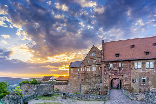 DSC5508 by ste.wi, Burg Breuberg, Germanybreuberg burgbreuberg germany castle landscape sunrise clouds ilce6000 alpha60