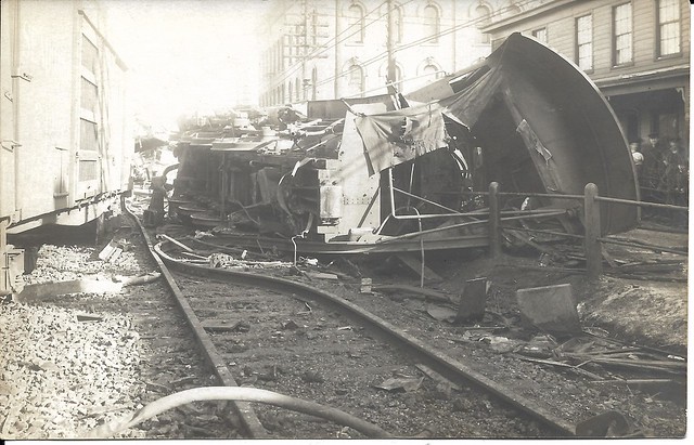 New York Central RR Wreck, Oneida, NY 1911