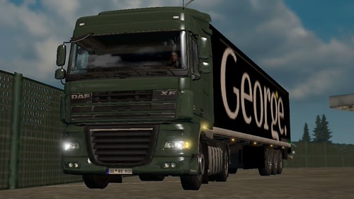 DAF XF 105 Space Cab Plus with Yogurt to Tesco Munchen from Asda Numberg | by Connor J Hamilton