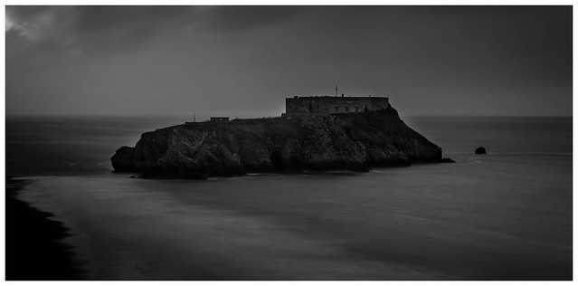 After a lovely week away trekking around the Brecons and the Pembrokeshire coast, this was the final image I took last night before sundown. St. Catherine's Island, Tenby.