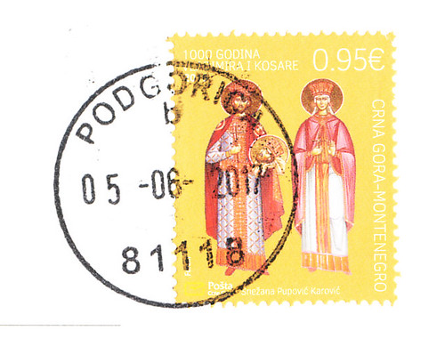 stamp montenegro